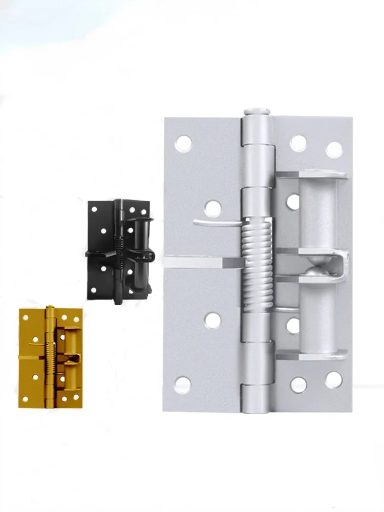 Multi-Functional Automatic Door Hinge Closers with Buffer Device Spring-Loaded Concealed Hinges for 90-Degree Right Angle Doors