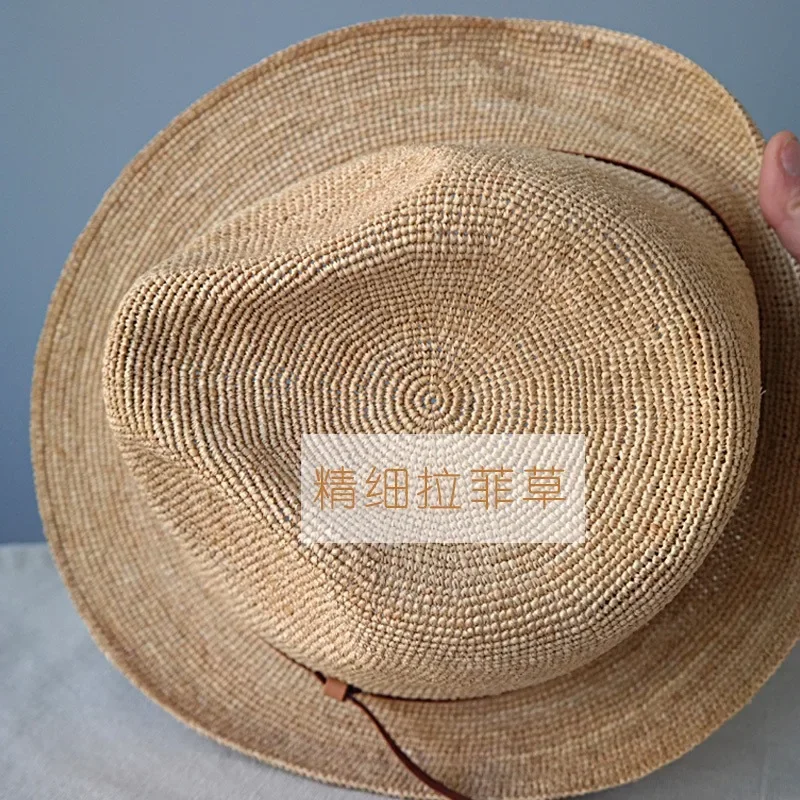 

Straw hat women's British top hat men's gentleman's hat spring and summer