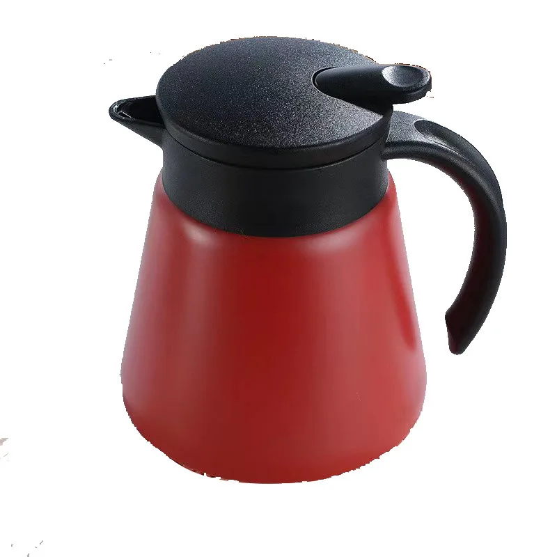 304 Stainless Steel Coffee Pot Insulation Kettle Double-layer Insulation Pot Coffee Pot 360 Degrees Upside Down Without Leakage