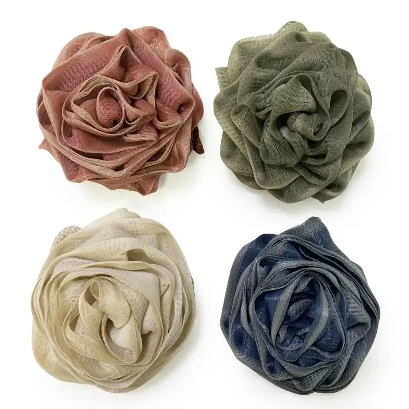 

Shower Ball Rose Shaped Shower Flower Shower Flower Rubbing Bath Towel