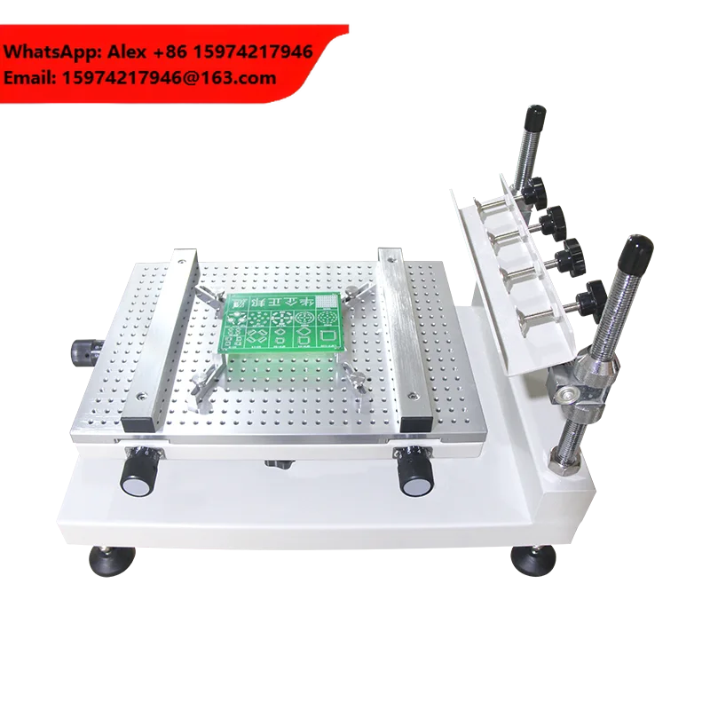 ITECH PTR-A320 Precision Lead-free Screen Printing Table Manual Solder Paste Stencil Printer For Solder Paste Or Red Glue Print