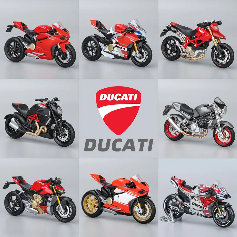 

Genuine Maisto Cars Toys For Collector Motorcycle Toy Model Simulation Alloy Car Figure Ornament Collection Ducati 1199 Big Devi