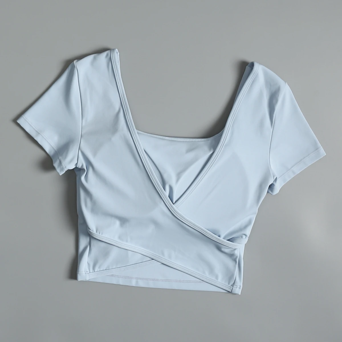 Yoga suit for women in summer all-in-one running exercise training short-sleeved fashionable sexy beautiful back Pilates