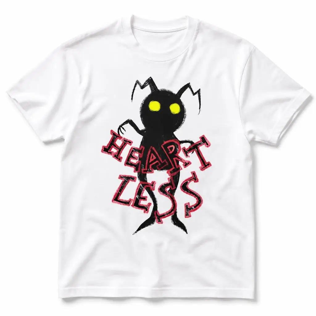 Heartless 2 Kingdom Hearts Men T Shirt 100% Cotton Clothing Fun Short Sleeve Tee Gift T-Shirts