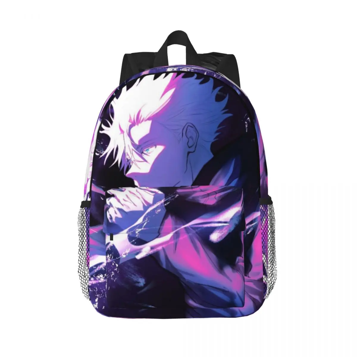 Satoru Gojo, Jujutsu Kaisen Bedrukte Lichtgewicht Casual Schooltas Voor School, Buiten, Winkelen, Kantoor 15Inch