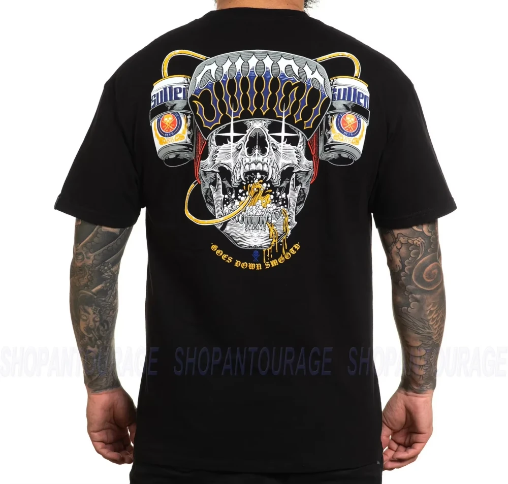

Sullen Art Collective Fear No Beer Standard SCM5566 Short Sleeve Men`s T-shirt --High-end Luxury Is for Both Men and Women Top