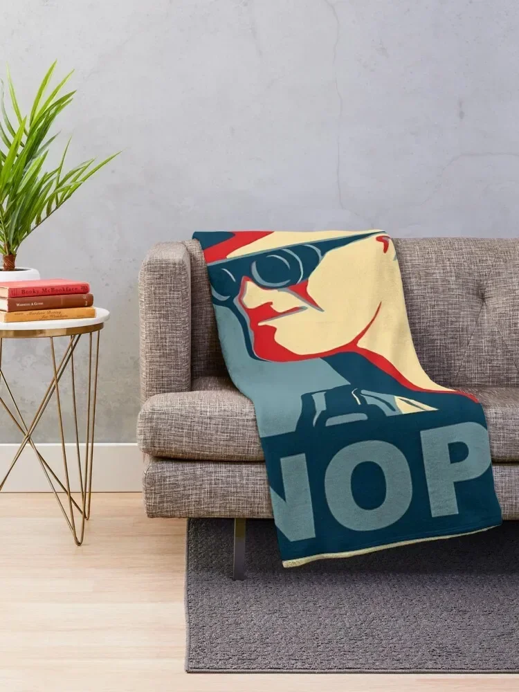 Team Fortress 2 - Engineer Nope Throw Blanket Personalized Gift Furrys Blankets