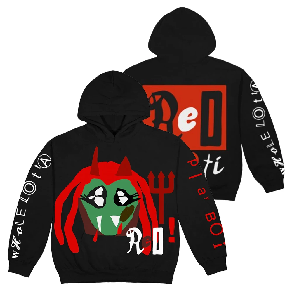 

Playboi Carti Merch толстовка с капюшоном модная черная толстовка с длинным рукавом с капюшоном для женщин и мужчин забавная одежда