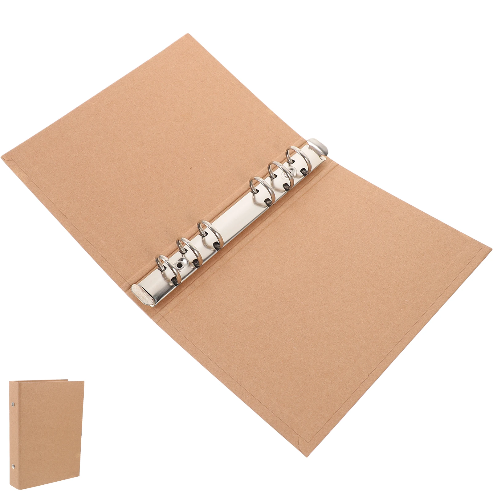 Retro Kraft Paper Binder Cover Notebook Shell For Diary Journal Planner School Office Aesthetic Notebooks A6 File Folder