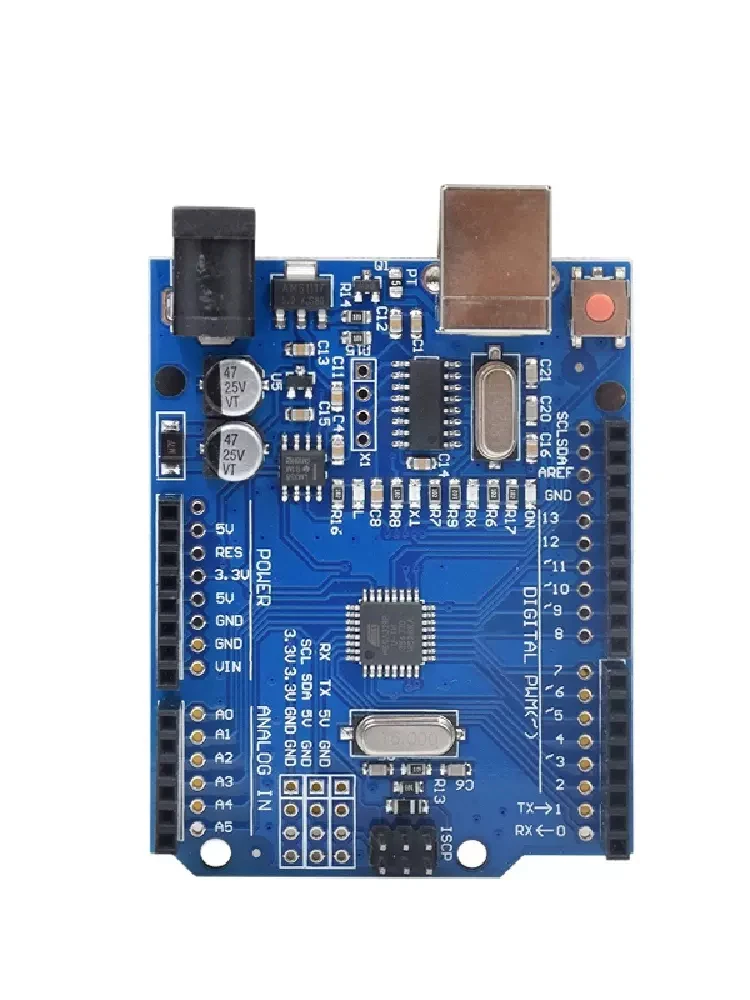 

New UNO R3 Development Board ATmega328P Microcontroller Improved Version Development Learning Control Board