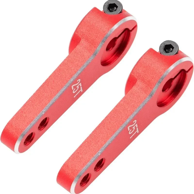 1 peça 35mm metal rc 25t dente braço servo de direção para carro crawler 1/10 rc trxs peças de carro axial rc