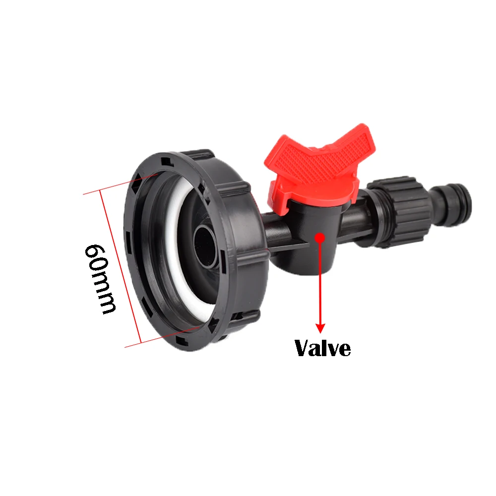 Válvula dispensadora de rosca hembra, válvula de enlace para chupete, adaptador de drenaje IBC, accesorios de caño, herramienta de interruptor de