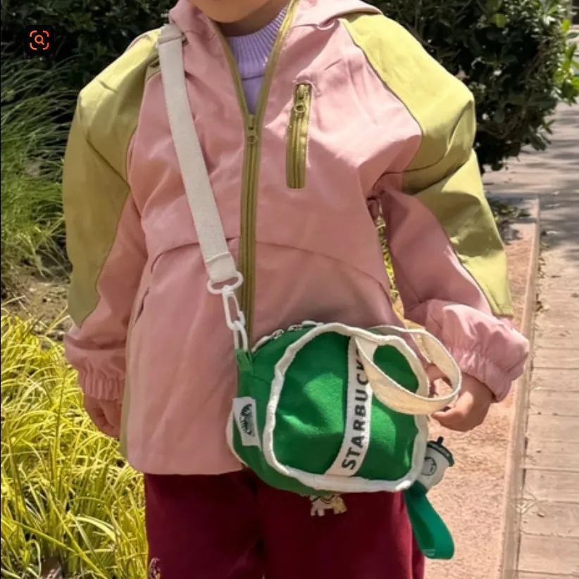 New Spring and Autumn Girls' Jackets Hooded Tops Children Windbreakers Stylish Patchwork Versatile Jackets