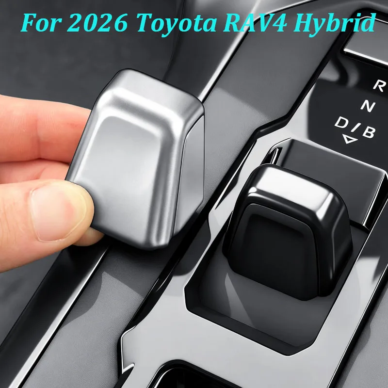 Car Gear Shift Knob ABS Trim Cover for 2026 Toyota RAV4 Hybrid Gear Lever Anti-scratch Modification Parts Interior Accessories
