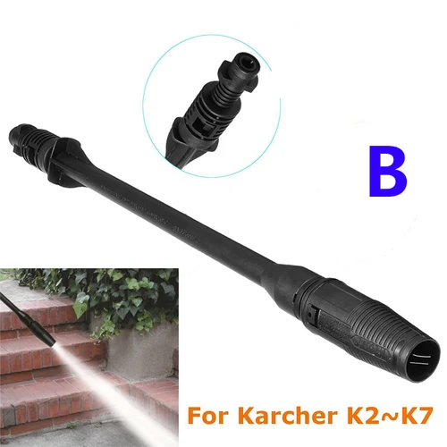 Imagen 2 del producto Boquilla de lanza de chorro para lavadora de coche, para Karcher K2 K3 K4 K5 K6 K7, arandelas de alta presión, lanza Turbo giratoria, lanza de chorro de agua para lavadora de coche
