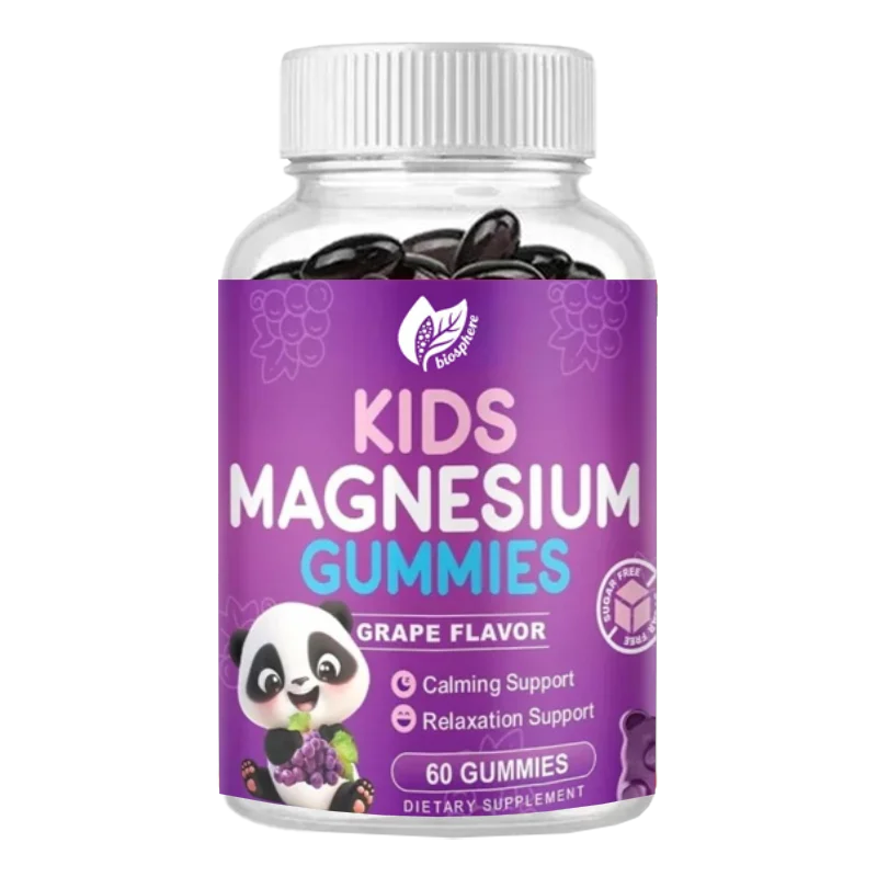 Children's Magnesium Citrate Gummies, Suitable for Both Adults and Children, Support Sleep, Bone and Muscle Health