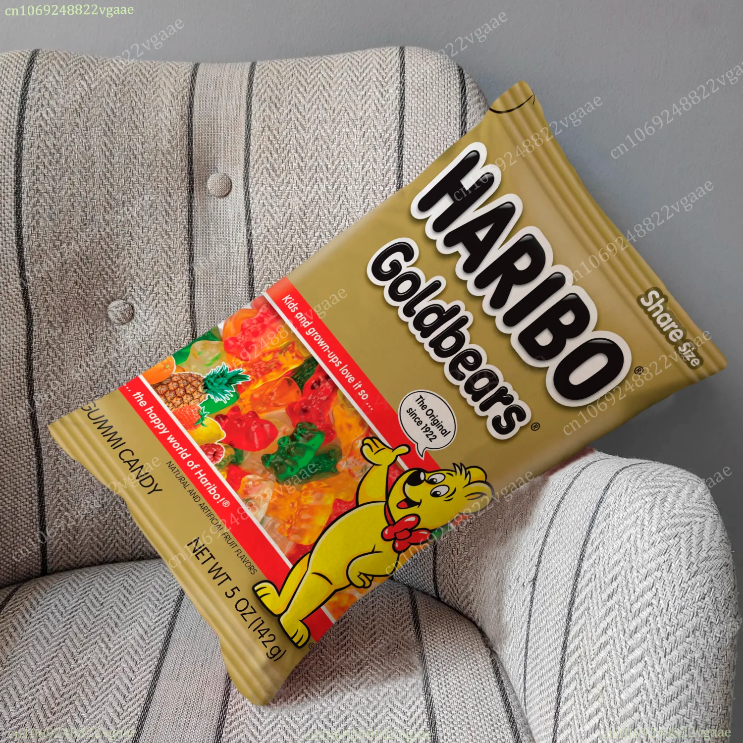 Gummi Candy Haribo Gold Bears Kissenbezug Schlafzimmer Kissenbezug Sofakissen Bettkissenbezug 40x60cm Kissenbezug Auto Büro