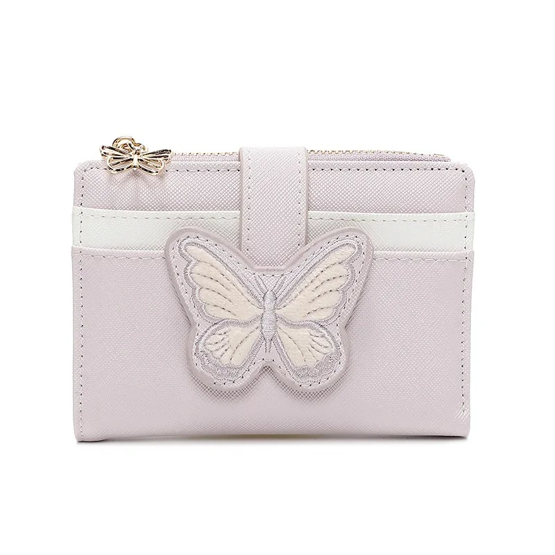 Luxury Women's Wallet Exquisite Butterfly Card Bag Female PU Leather Card Holder Purse Wallet for Woman