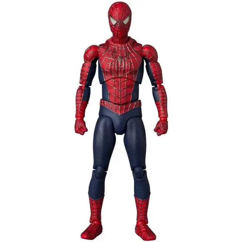 Neue heiße Mafex Nr. 241 Spider Man Toby Maguire Heroes Have No Return Friendly Neighborhood Actionfigur Modellspielzeug Sammlerstück