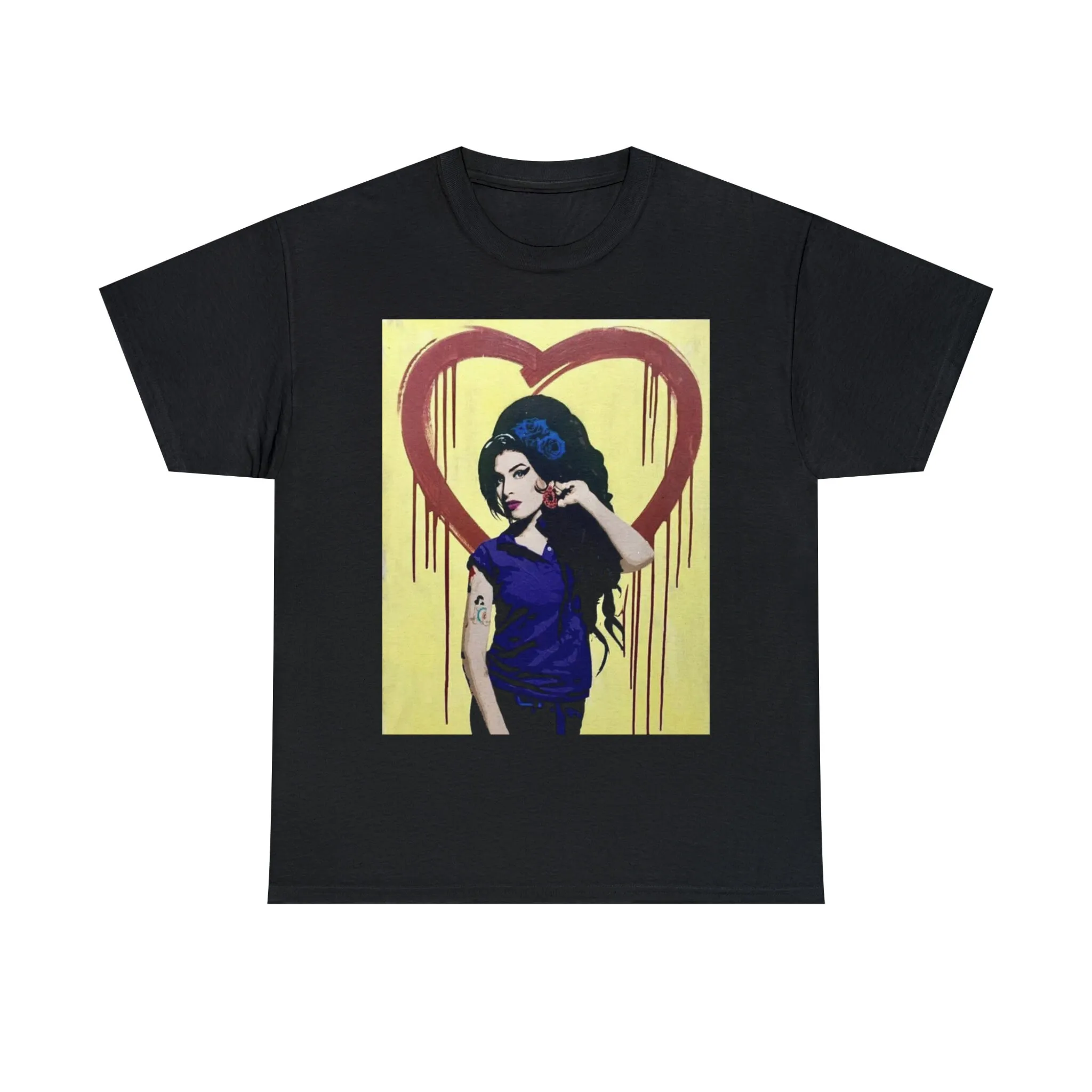 Amy Winehouse Vintage Retro T Shirt Style Bootleg 90s Inspired Aesthetic Photoshoot For Fan