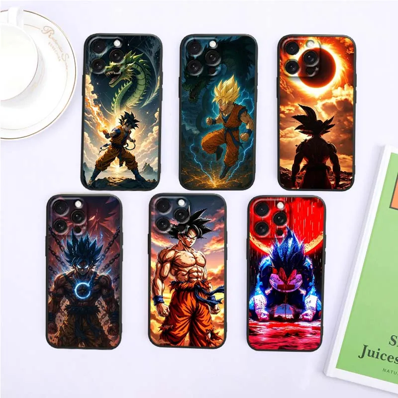 

Dragon Ball Popular Cool For Apple iPhone 17 16 16E 15 14 13 12 11 Air Pro Max Plus Black Soft Silicone Cover Phone Case