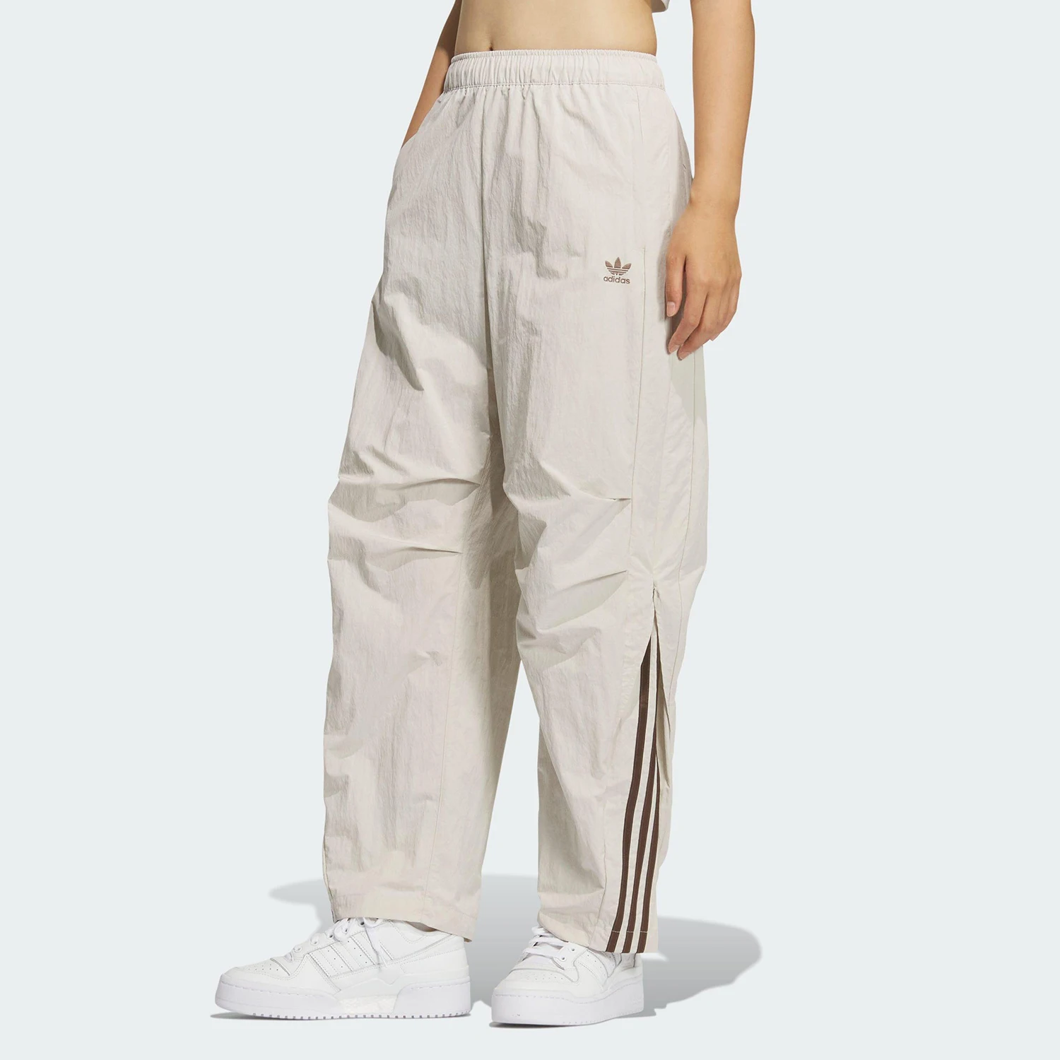 

Adidas genuine clover women's daily woven sport curved knife pants KS3325