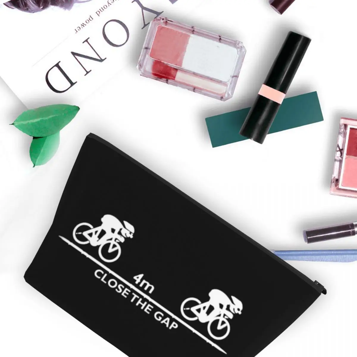 Zwift Close The Gap Borsa Per Cosmetici Da Donna Custodia Per Trucco Da Viaggio Custodia Per Kit Dopp Per Articoli Da Toeletta