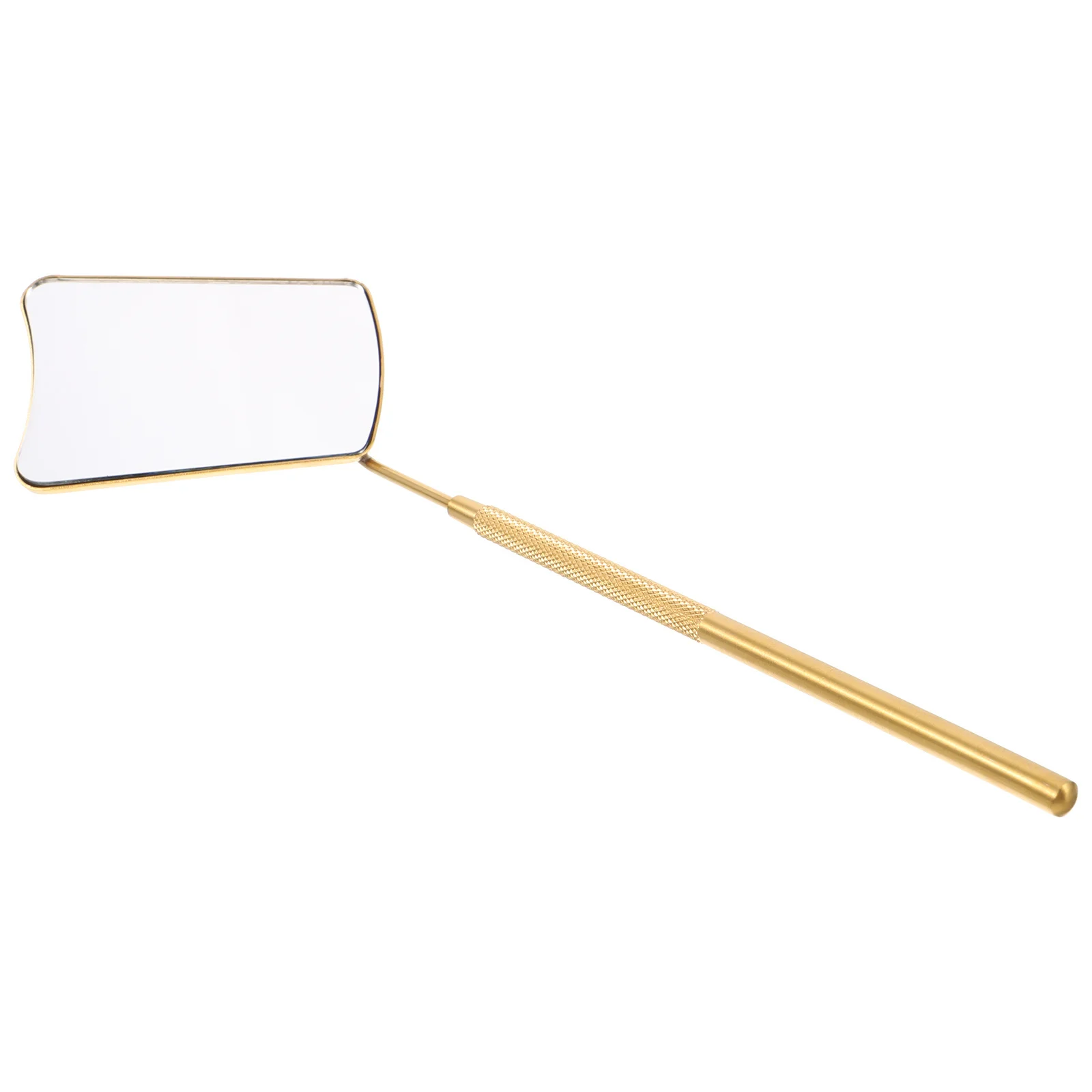 

Eyelash Check Mirror Smooth Round Edge Handheld Mirror for Eyelash Extensions Application Stainless Steel Lash Grafting Tool