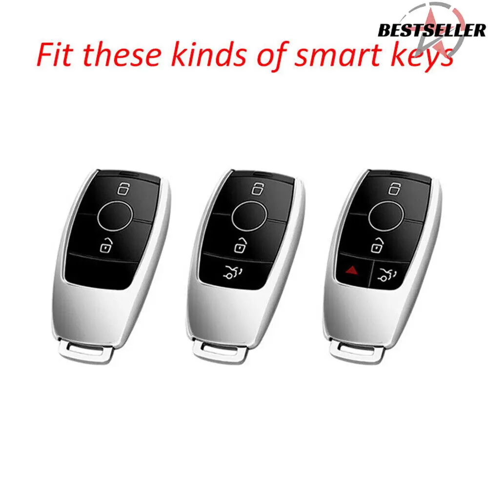 

Чехол для смарт-ключа из TPU для Mercedes-Benz A, B, C, E, S, G, W205, W222, W464, W213 2016-2021