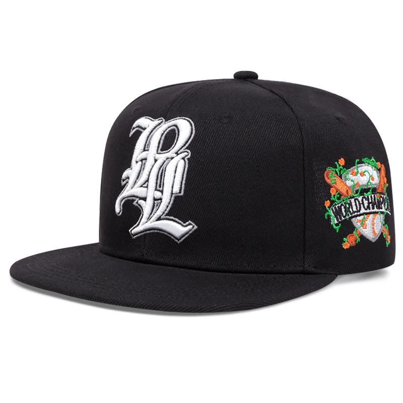 2024 New Fashion Letter Embroidery Snapback Cap High Quality Hip Hop Baseball Hat Casual Sun Hat Unisex Snapback Hats Adjustable