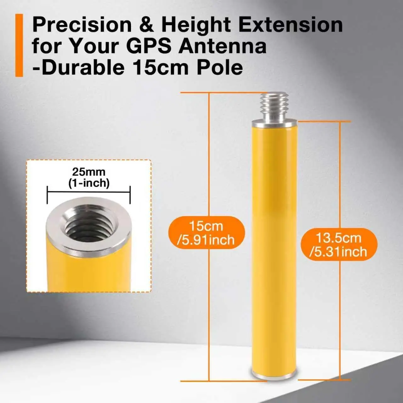Extending Laser Level Tripod Pole, Extending Pole For Line Laser Rotating Laser (13.5CM)