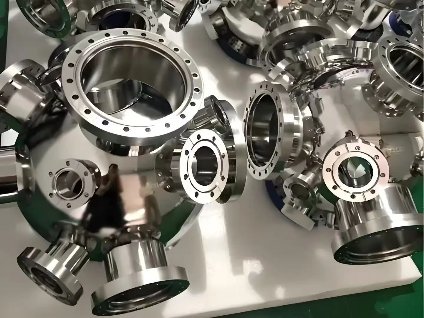 Vakuumkammerkomponenten aus Edelstahl für Laborainstrumente