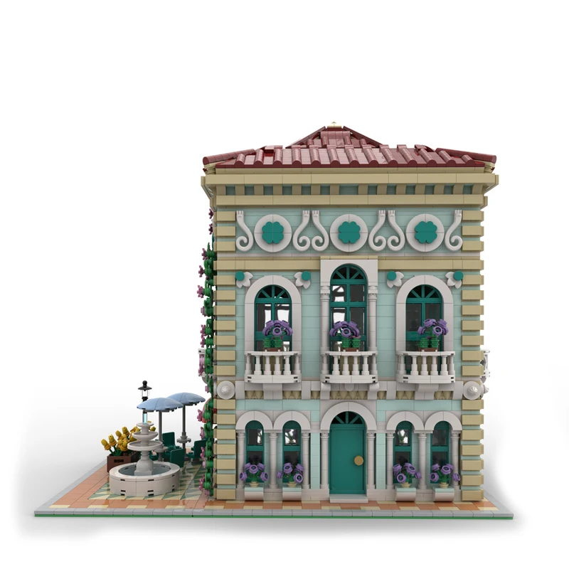 5466 PCS Modular Building MODULAR VIII MOC Customize Modular Building Block Simple Kids Design Popular DIY Boy Holiday Toy Gifts