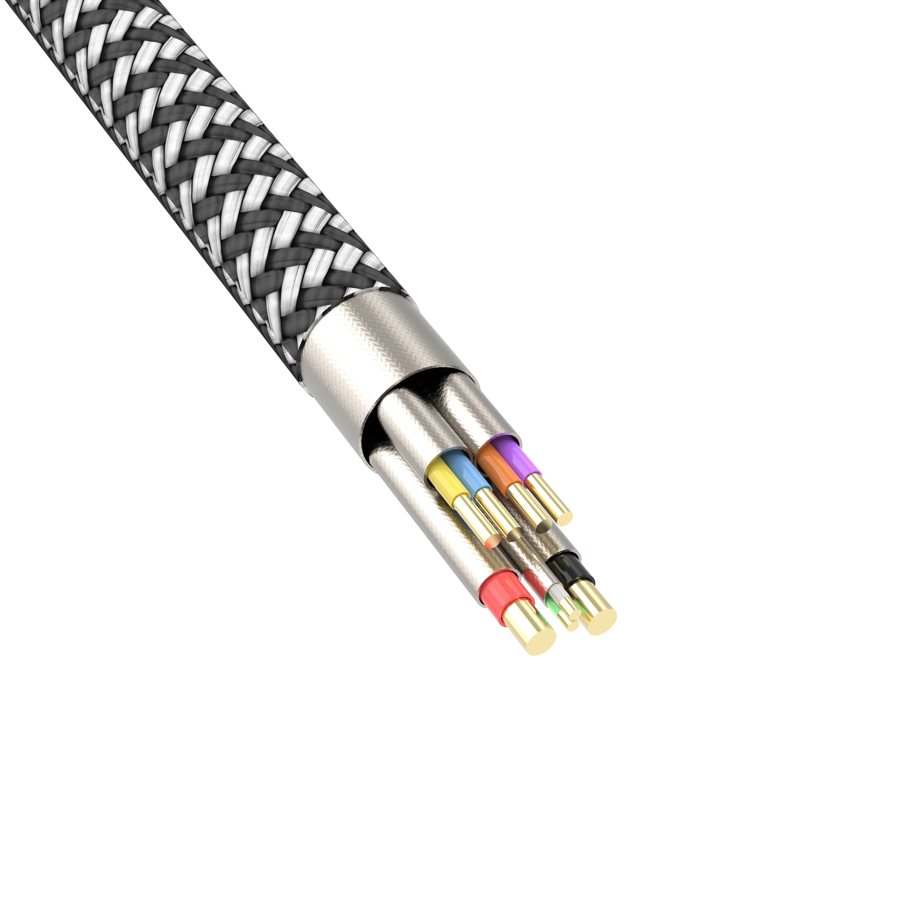 1m 1.5m USB-A to Type-C Cable Compatibility All USB-C Devices PD 100W Data 5Gbps Braid Charge and Sync Cable