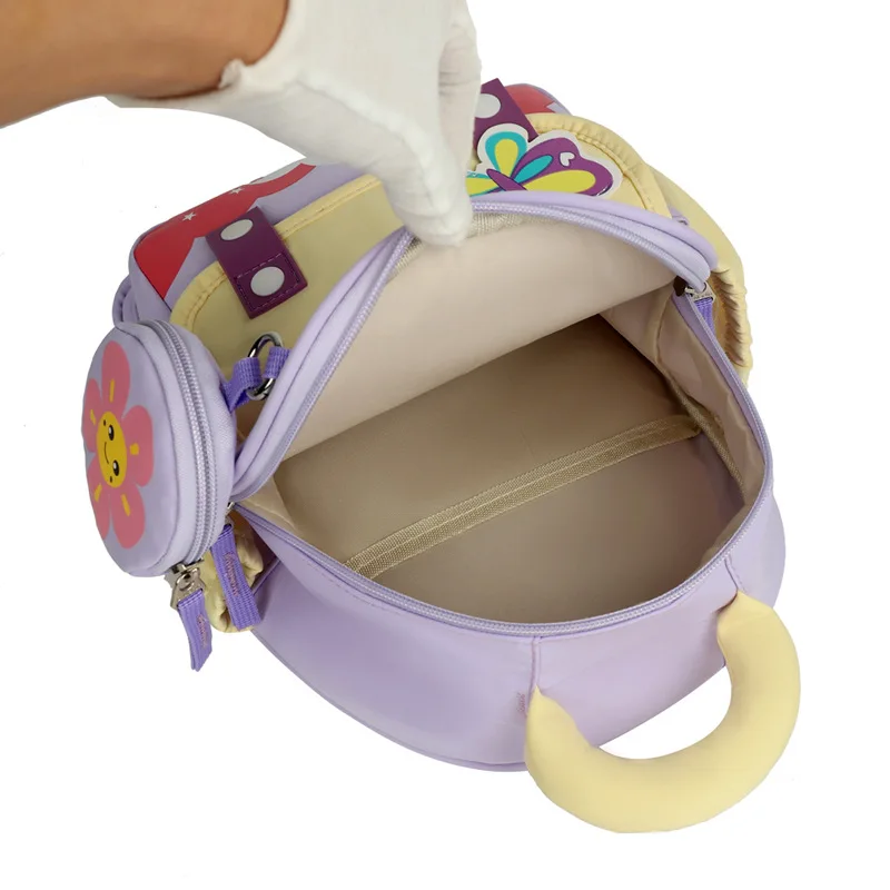 

Preschool Cartoon Backpack for Girls 2-5 Years - Lightweight Kindergarten Bag with Padded Shoulder Cute Critter