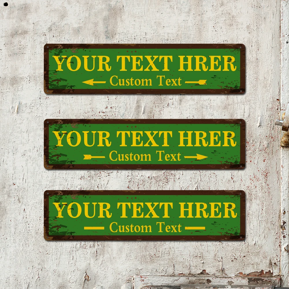 1 customized metal road sign UV antioxidant protective layer High definition UV printing with clear text To metal craft products