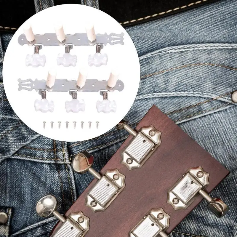 U2JB pair Guitar Tuning Pegs Machine Tuners White Machine for Head for Classic Gu