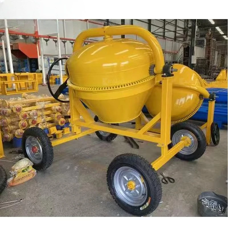 Movable Cement Mortar Concrete Mixer Small Feed Mixer Vertical Drum Portable Concrete Mixing Machine Factory Direct Price