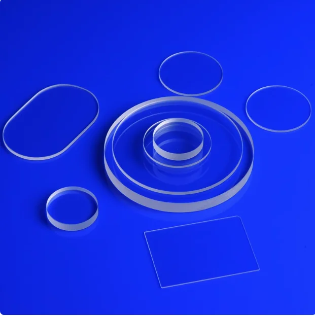 Quartz plates 12*12*0.5mm   50 pieces  JGS1