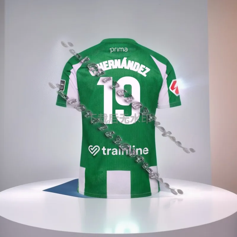 

Футболка Real Betis 25/26 Джерси Antony Повседневная спортивная быстросохнущая дышащая футбольная майка для взрослых и детей 6 s