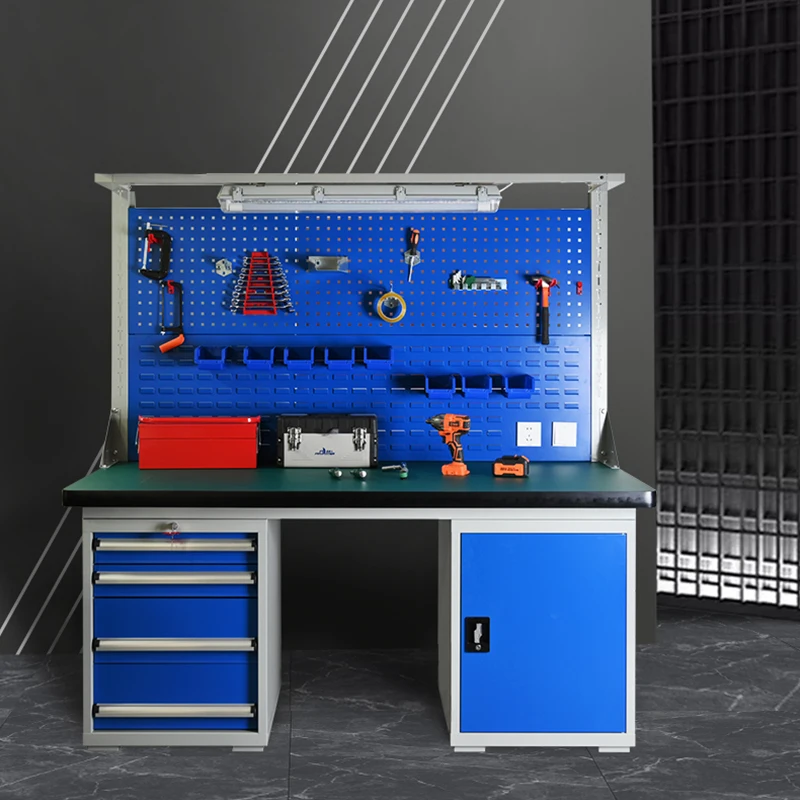 منضدة مختبرية صناعية من الفولاذ المقاوم للصدأ سهلة التجميع ومضادة للكهرباء الساكنة وخفيفة الوزن #3