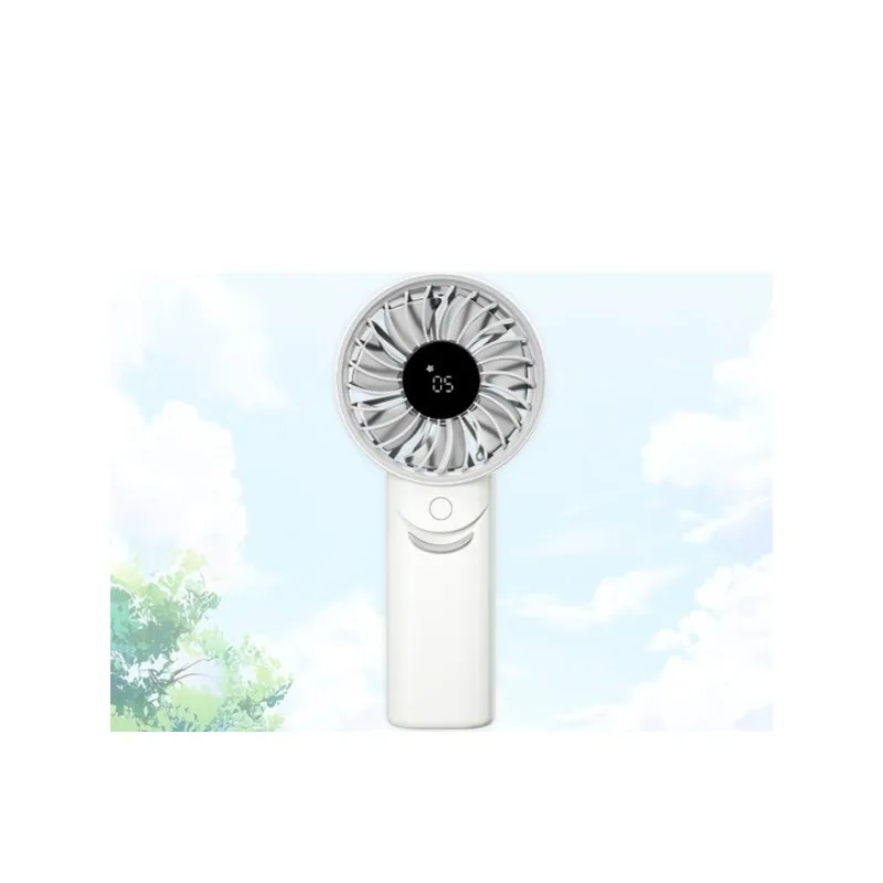 

Handheld fan, large wind, silent portable, foldable small fan