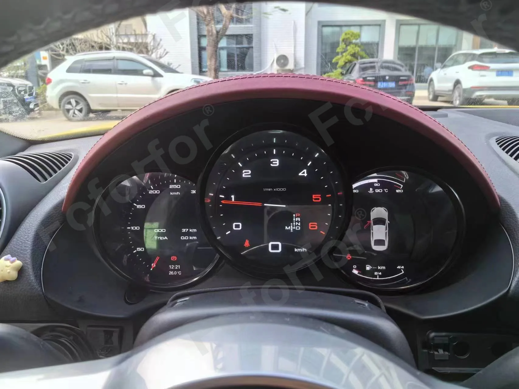 Car Digital Cluster Virtual Cockpit For Porsche Macan 2010-2025 Auto Instrument Dash Speedometer Odometer Dashboard Meter Screen