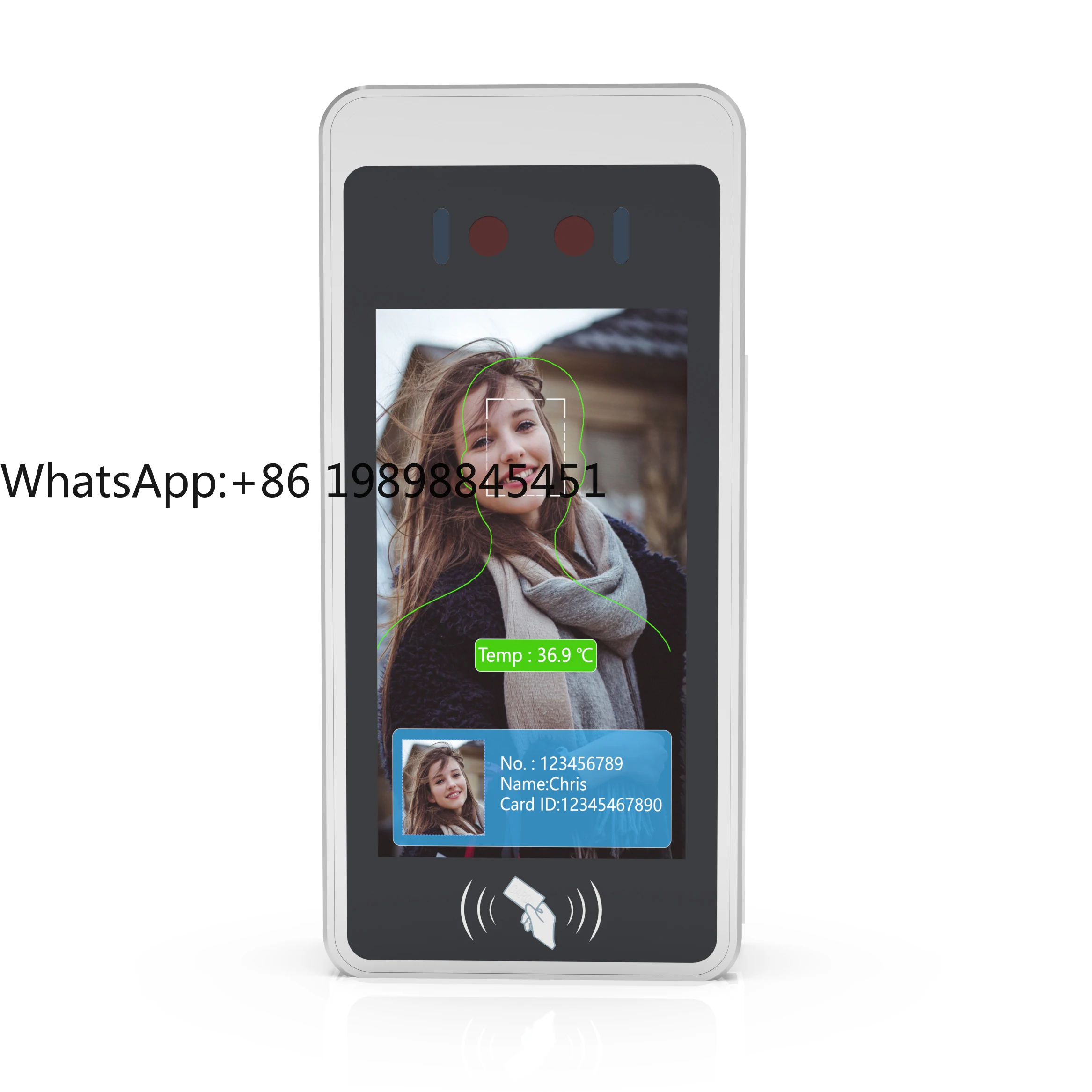 

5 Inch Face Recognition Device Android Face Recognition Device Wall Mounted