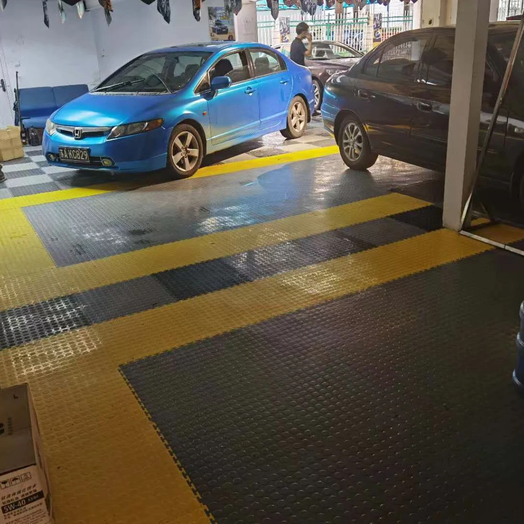 Modular Anti Slip Workshop PVC Interlocking Garage Floor Tile for Car Parking Garage Flooring Tiles Rubber Flooring (2 reviews)
