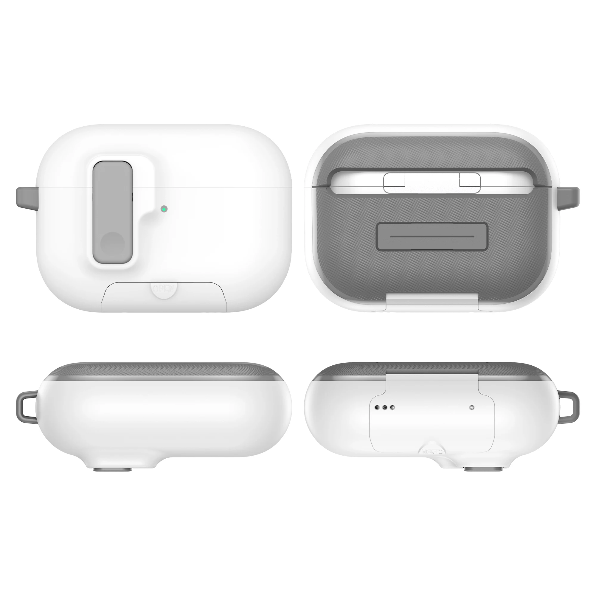 حافظة Air Pods Pro الثالثة (2025) مع مجموعة أدوات تنظيف مفتاح سريع تلقائي غطاء آمن لحافظات حامل الهاتف AirPods Pro 3 Generation