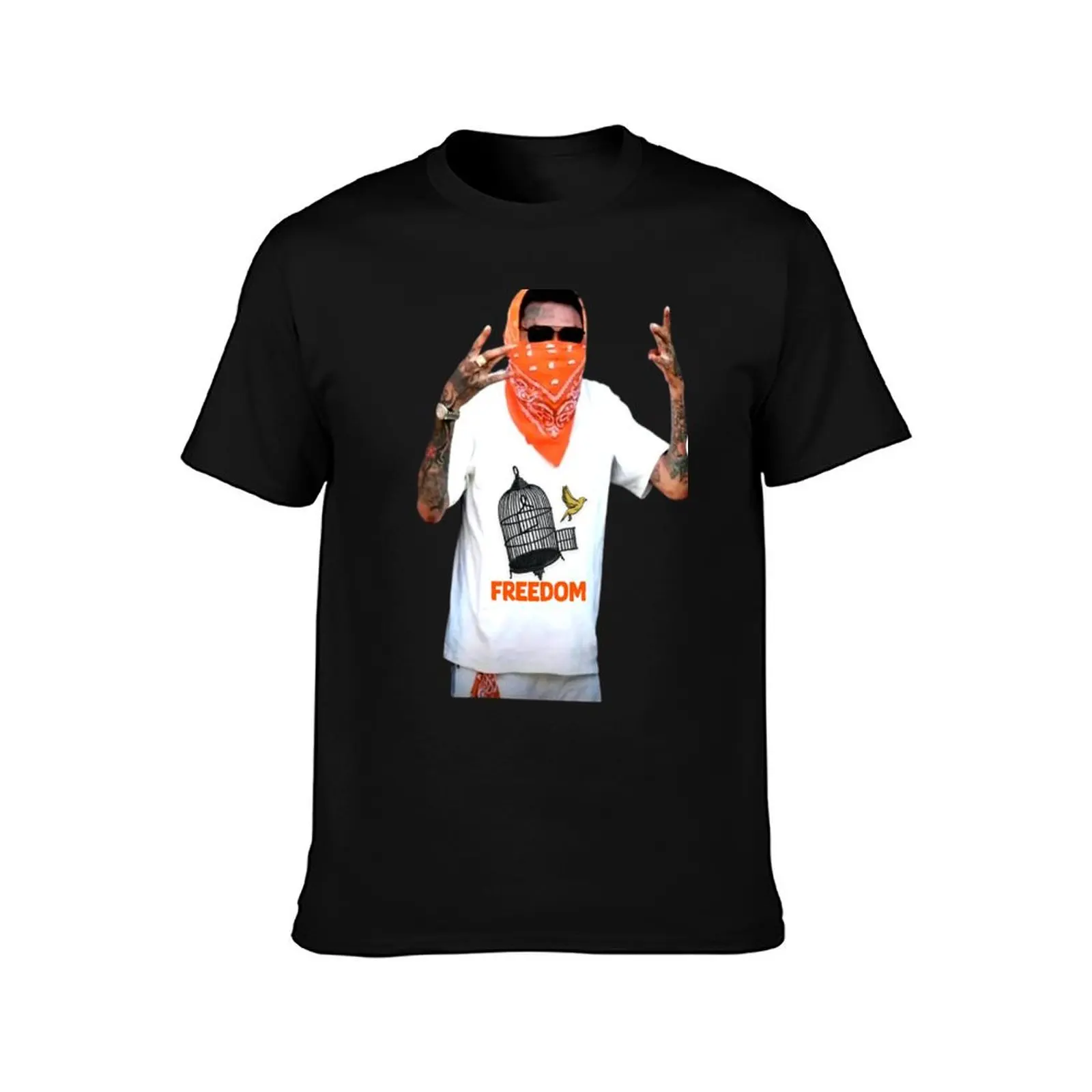 A DI TEECHA AKA VYBZ KARTEL AKA WORLD BOSS T-Shirt t shirts for man cotton T-Shirt