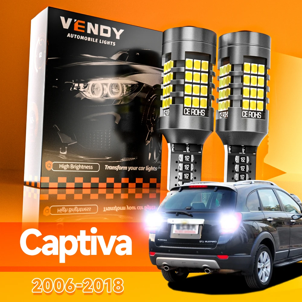 2pcs For Chevrolet Captiva 2006-2018 LED Reverse Light Backup Lamp 2007 2008 2010 2011 2012 2013 2014 2015 2016 2017 Accessories