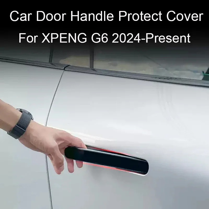 

Комплект из 4 накладок на дверные ручки для XPENG G6 2024-наст. время, защита от царапин, декоративные элементы для экстерьера автомобиля