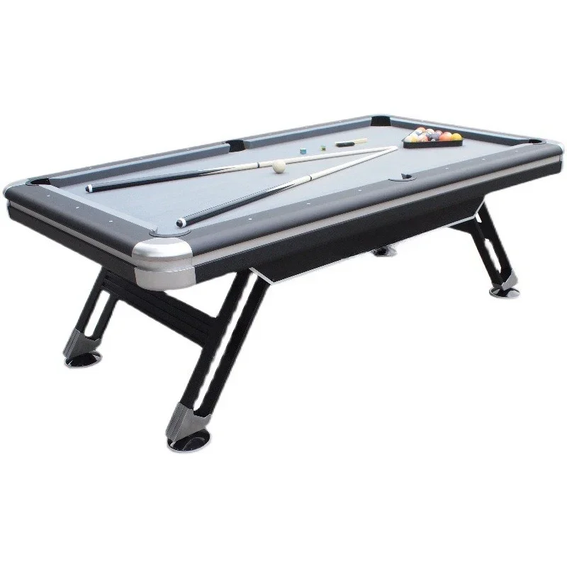 Chinese black eight standard billiard table with table tennis table iron legs level adult